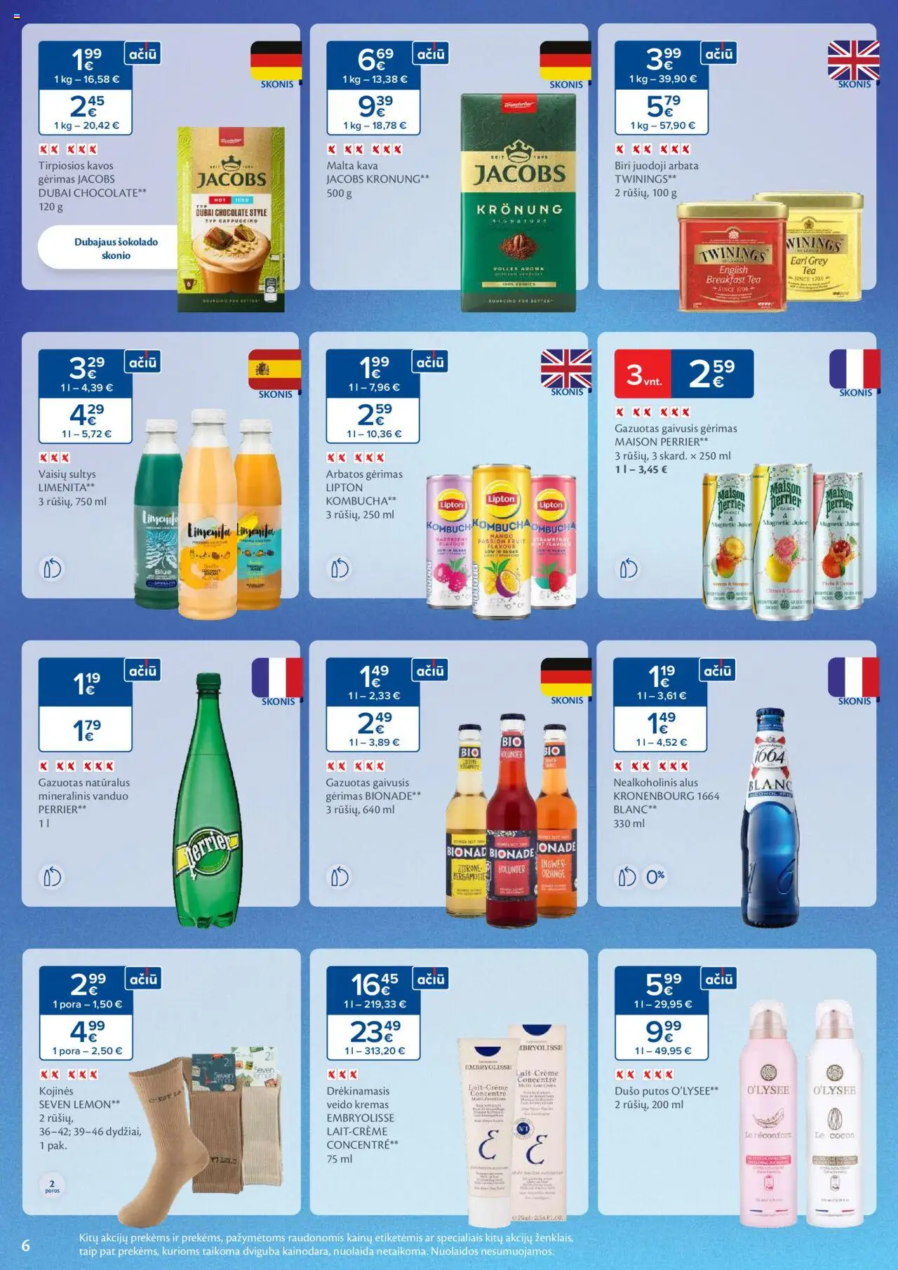 MAXIMA leidinys│galioja nuo 12.08.2025 | Puslapis: 6 | Prekių: Gaivusis gėrimas, Alus, Arbata, Mineralinis vanduo