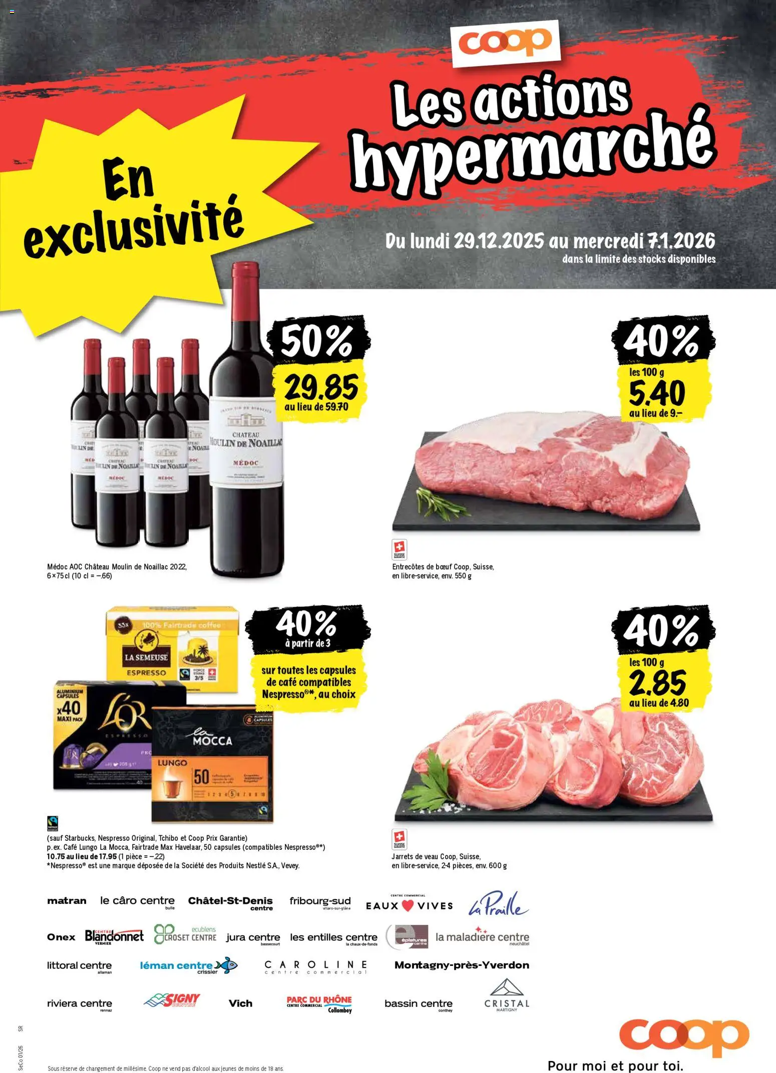 Coop - Les actions de la semaine – gültig ab 29.12.2025 | Seite: 21 | Produkte: Jura, Flager