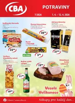 Náhled letáku CBA leták od 01.04.2026