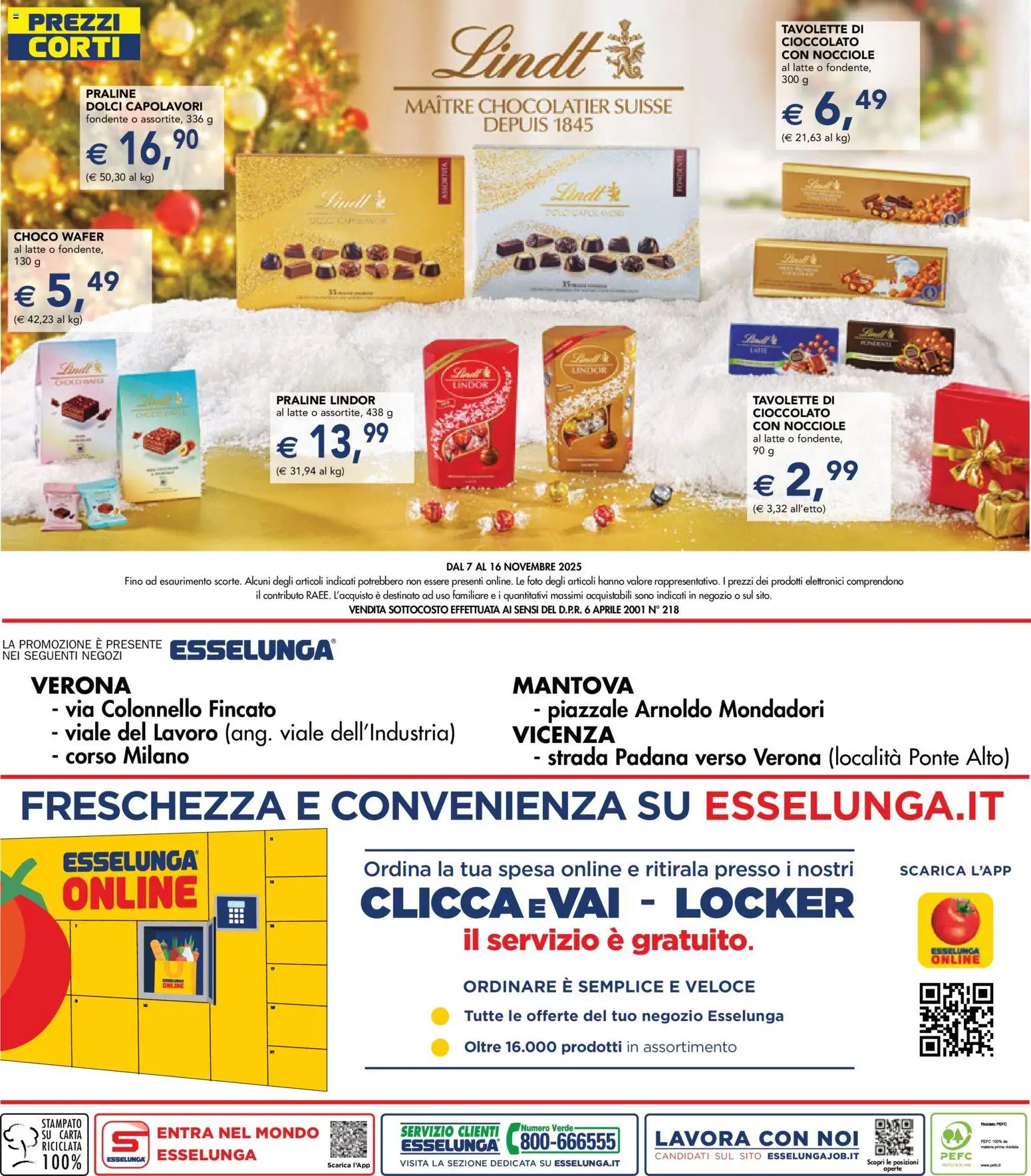 Volantino Esselunga S del 07.11.2025 | Pagina: 29 | Prodotti: Cioccolato, Latte, Nocciole
