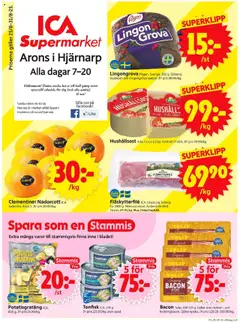 ICA Supermarket - Hjärnarp - Förhandsvisning av reklamblad från butik ICA Supermarket aktuell från 25.08.2025