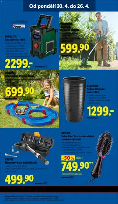 Náhled letáku PARKSIDE Elektrická strunová sekačka, volnoběžné otáčky: 10 000 min⁻¹, tloušťka struny: 1,4 mm, příkon: 550 W od 23.04.2026 | Strana: 45