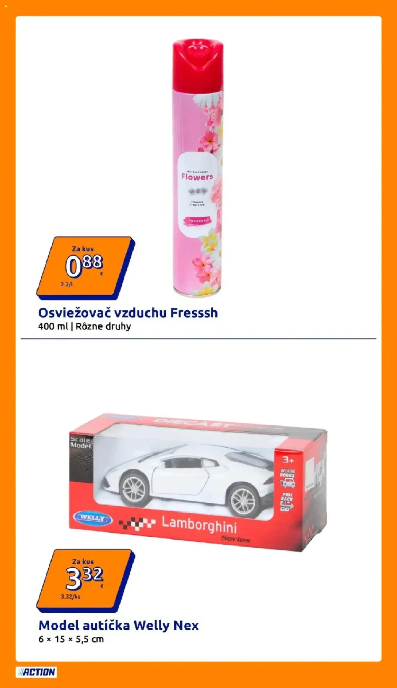 Nové Action akcie – leták je platný od 03.03.2026 | Strana: 12 | Produkty: Osviežovač vzduchu
