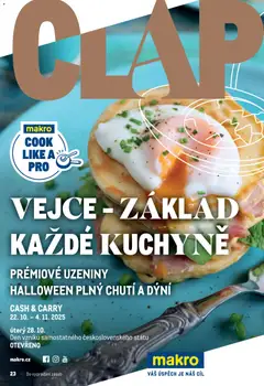 Náhled letáku Makro leták - Pro milovníky jídla od 22.10.2025