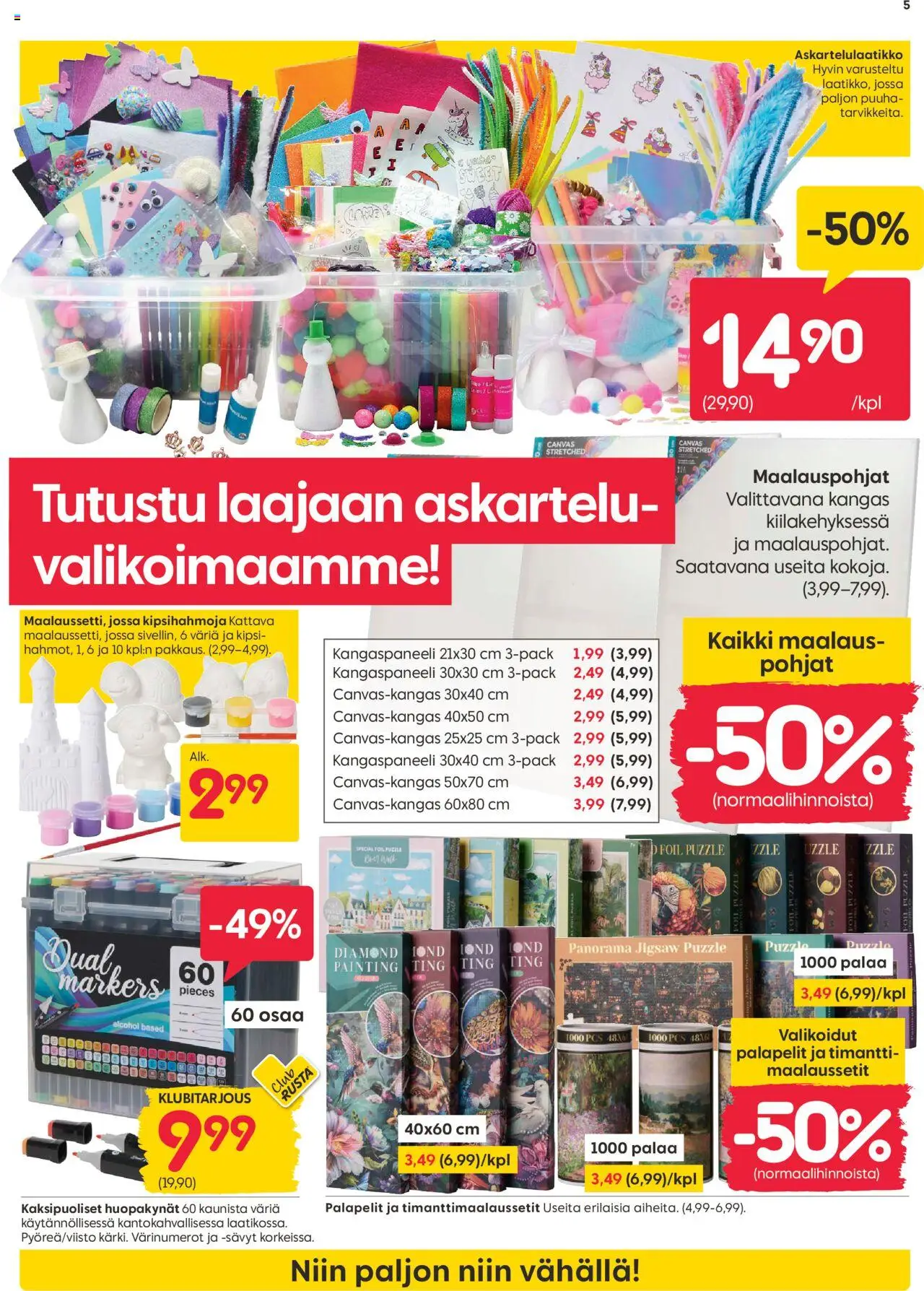 Rusta tarjoukset – voimassa 08.09.2025 alkaen | Sivu: 5 | Tuotteet: Kangas