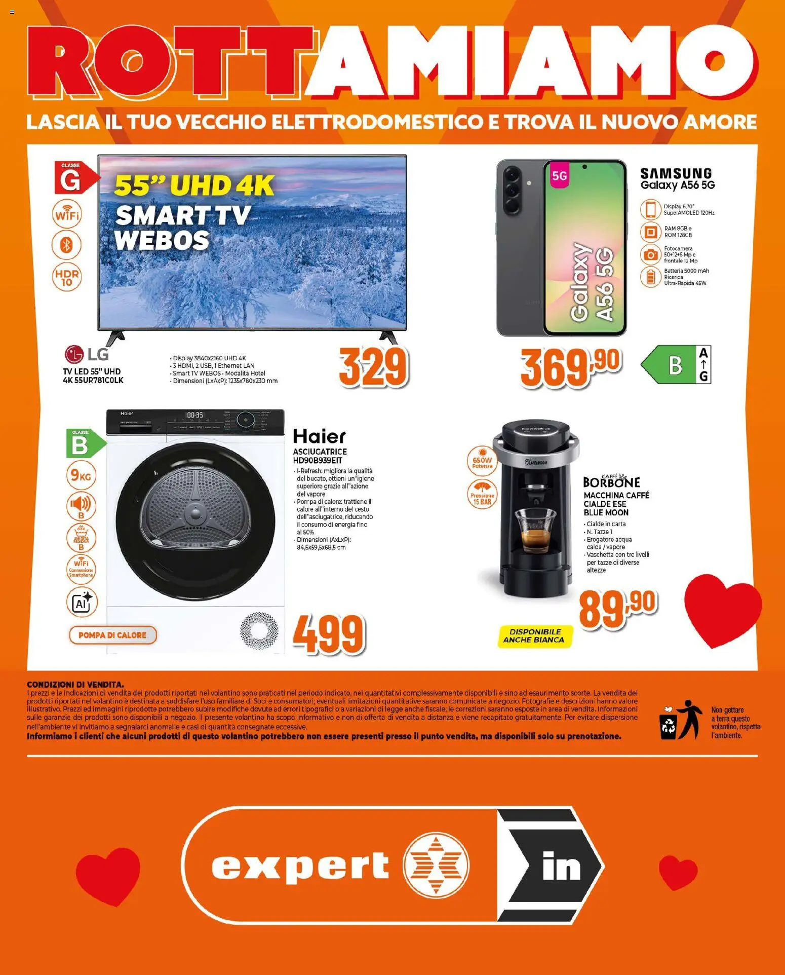 Volantino Ipercoop del 29.01.2026 | Pagina: 8 | Prodotti: smart TV, Acqua, TV, Samsung