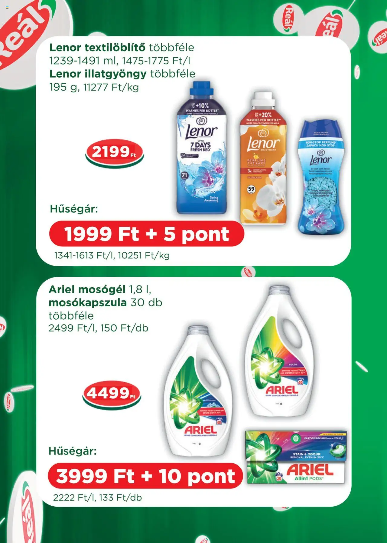 Reál akciós ujság - amely érvényes a következő dátumtól: 03.09.2025 | Oldal: 3 | Termékek: Ariel, Mosógél, Mosókapszula
