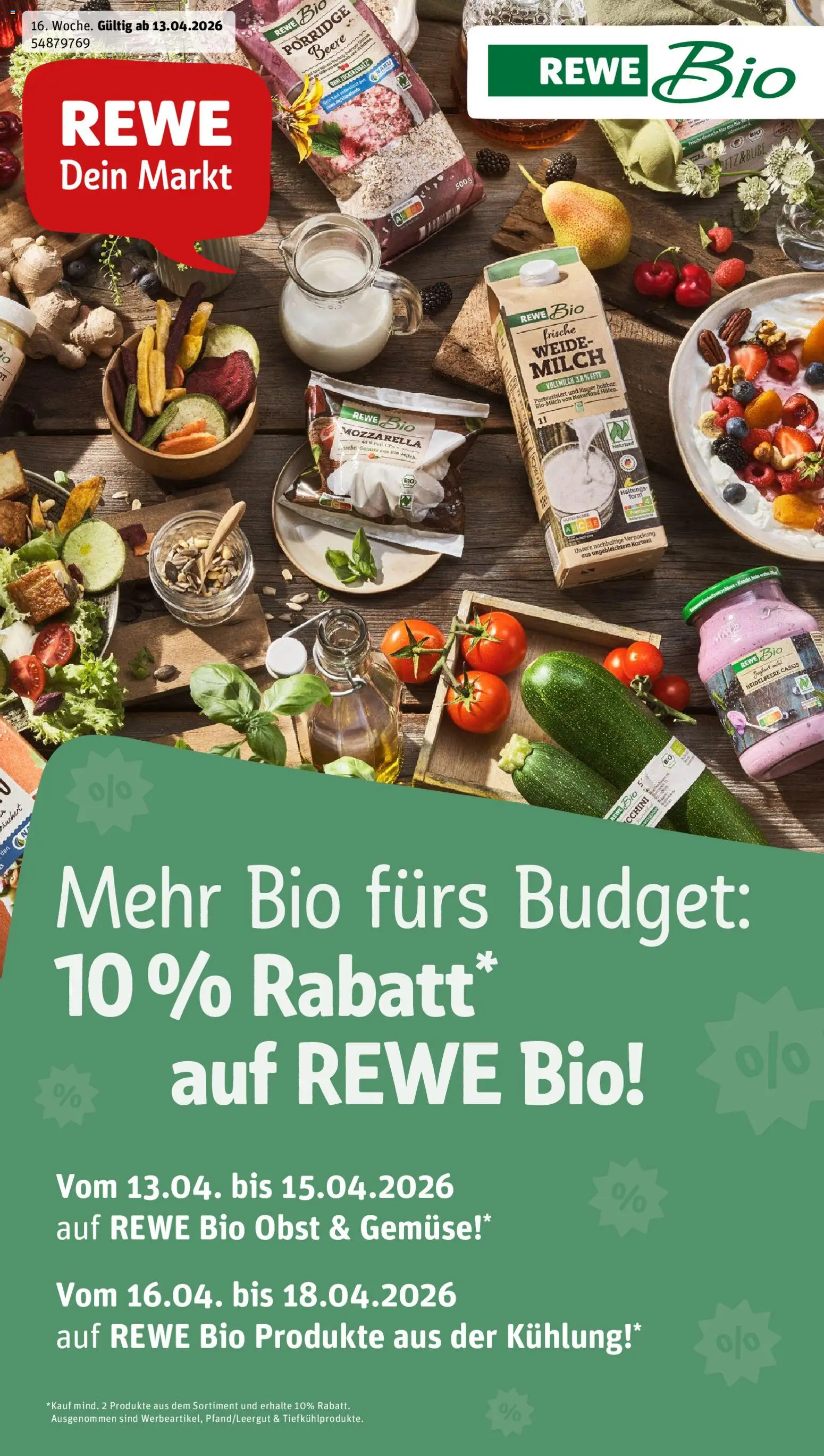 Rewe Prospekt 	 – gültig ab 13.04.2026 | Seite: 1