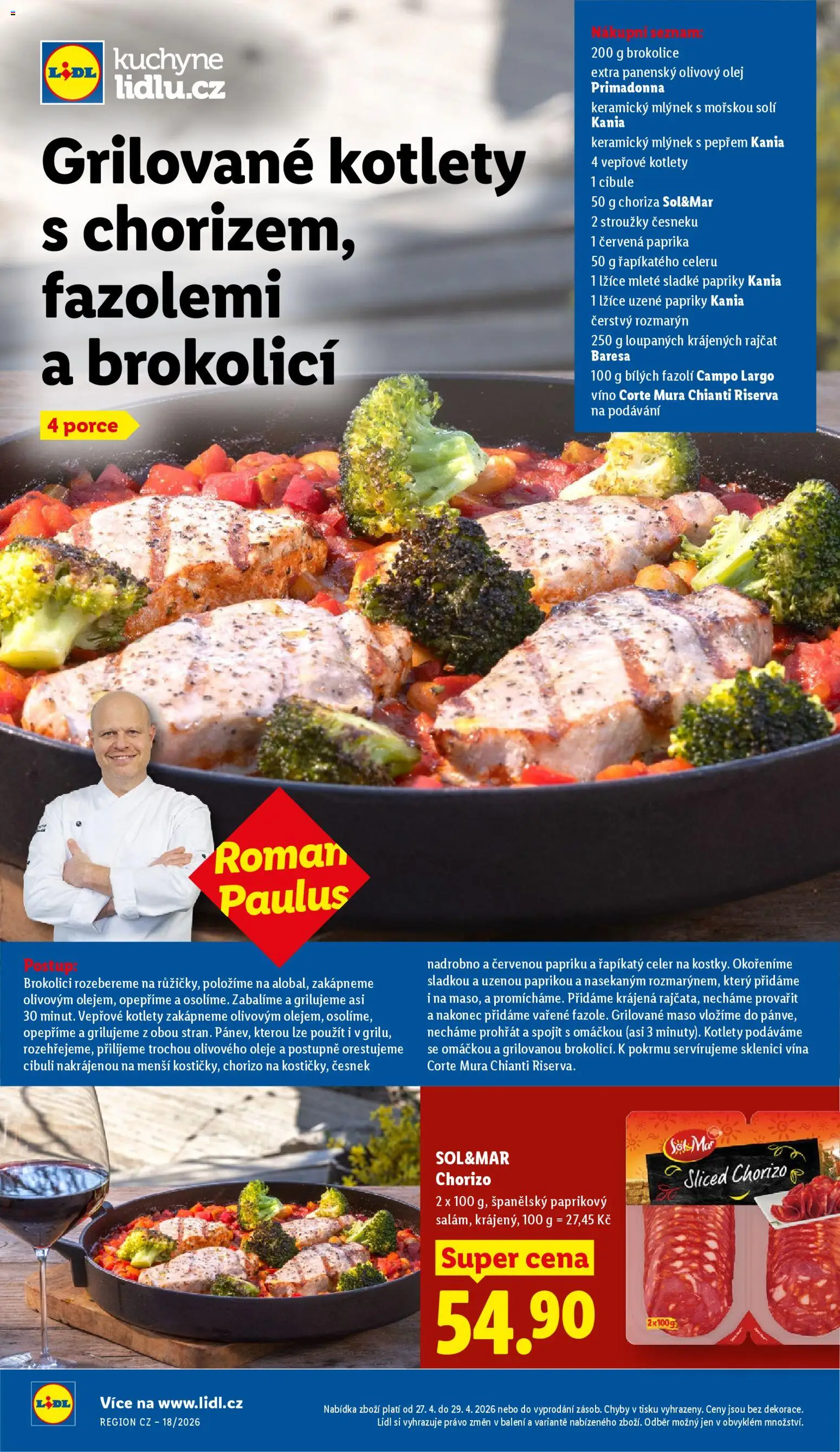 Lidl leták od 27.04.2026 💥 Nenechte si ujít TOP nabídky! ⭐ | Česko