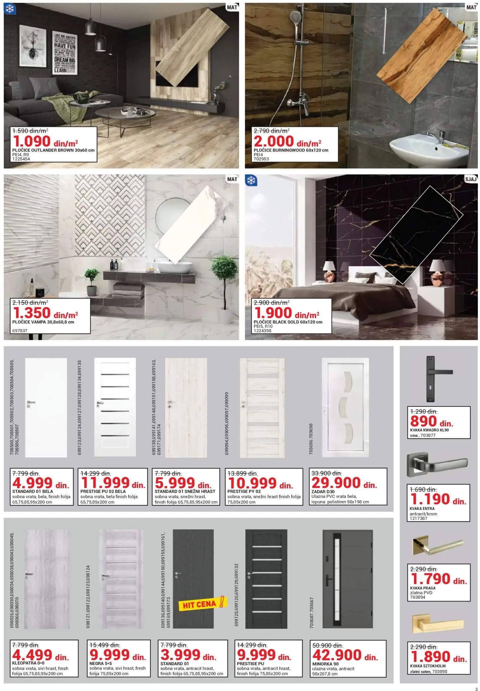 Emmezeta katalog - važi od 01.03.2026 | Strana: 3 | Proizvode: Finish, Vrata