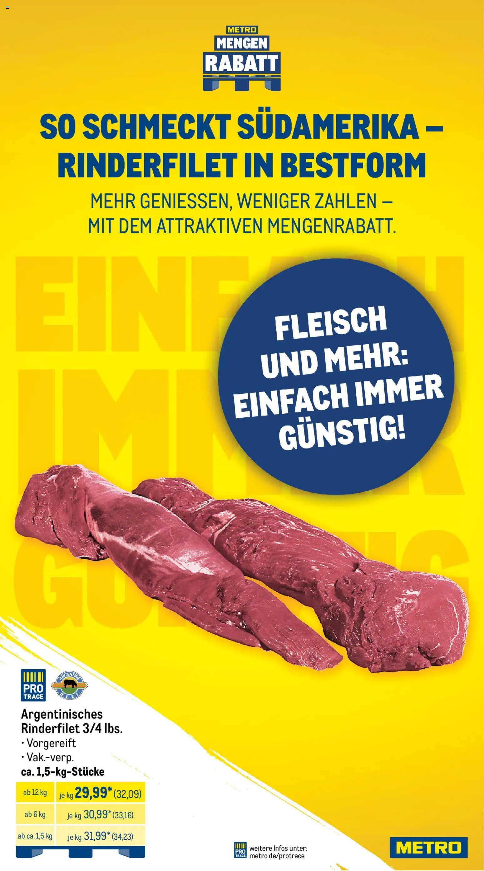 Metro Prospekt 	 – gültig ab 15.12.2025 | Seite: 2 | Produkte: Rinderfilet, Fleisch