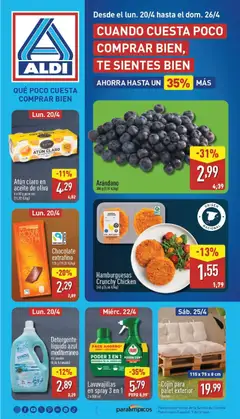 Vista previa Aldi folleto Baleares válido desde el 20.04.2026