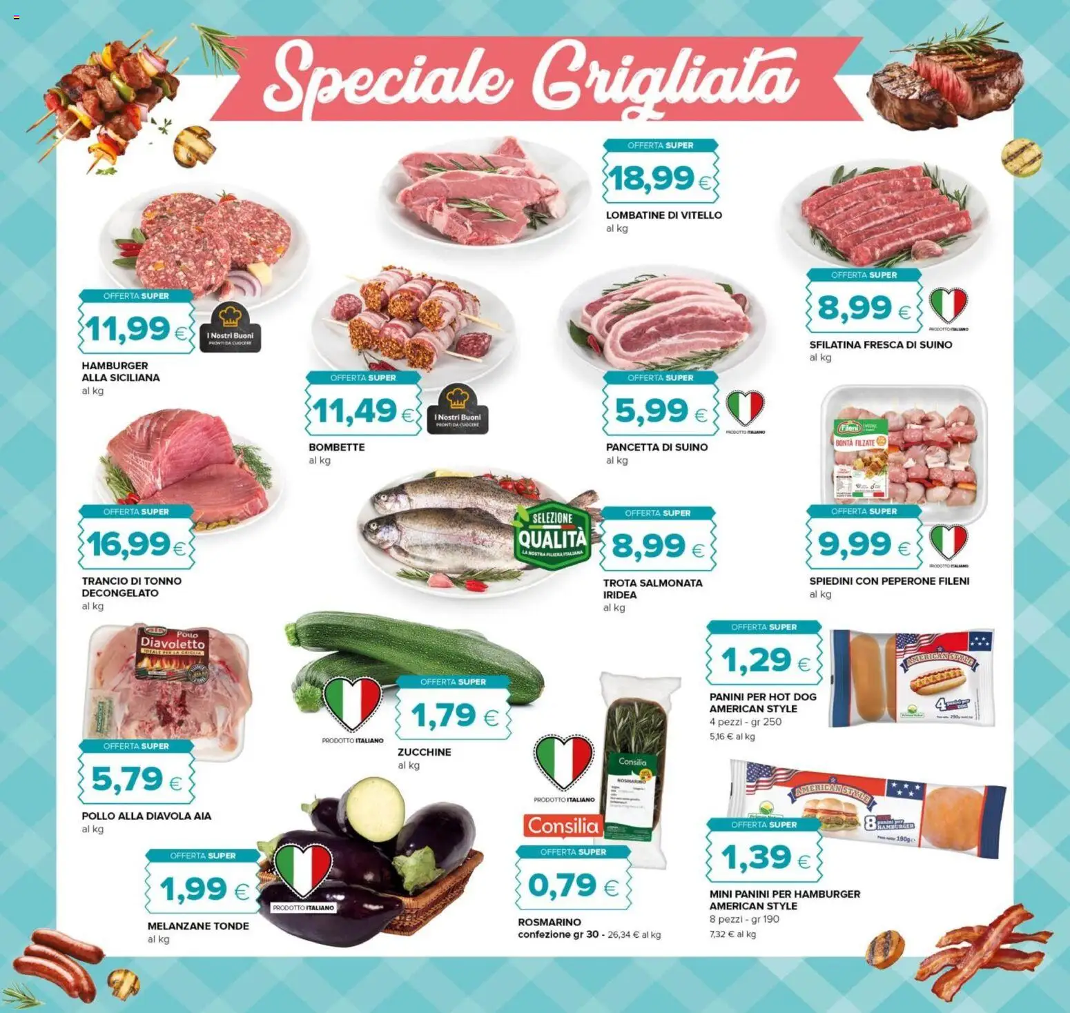 Volantino Tigre del 23.04.2026 | Pagina: 14 | Prodotti: Rosmarino, Pancetta, Suino, Vitello