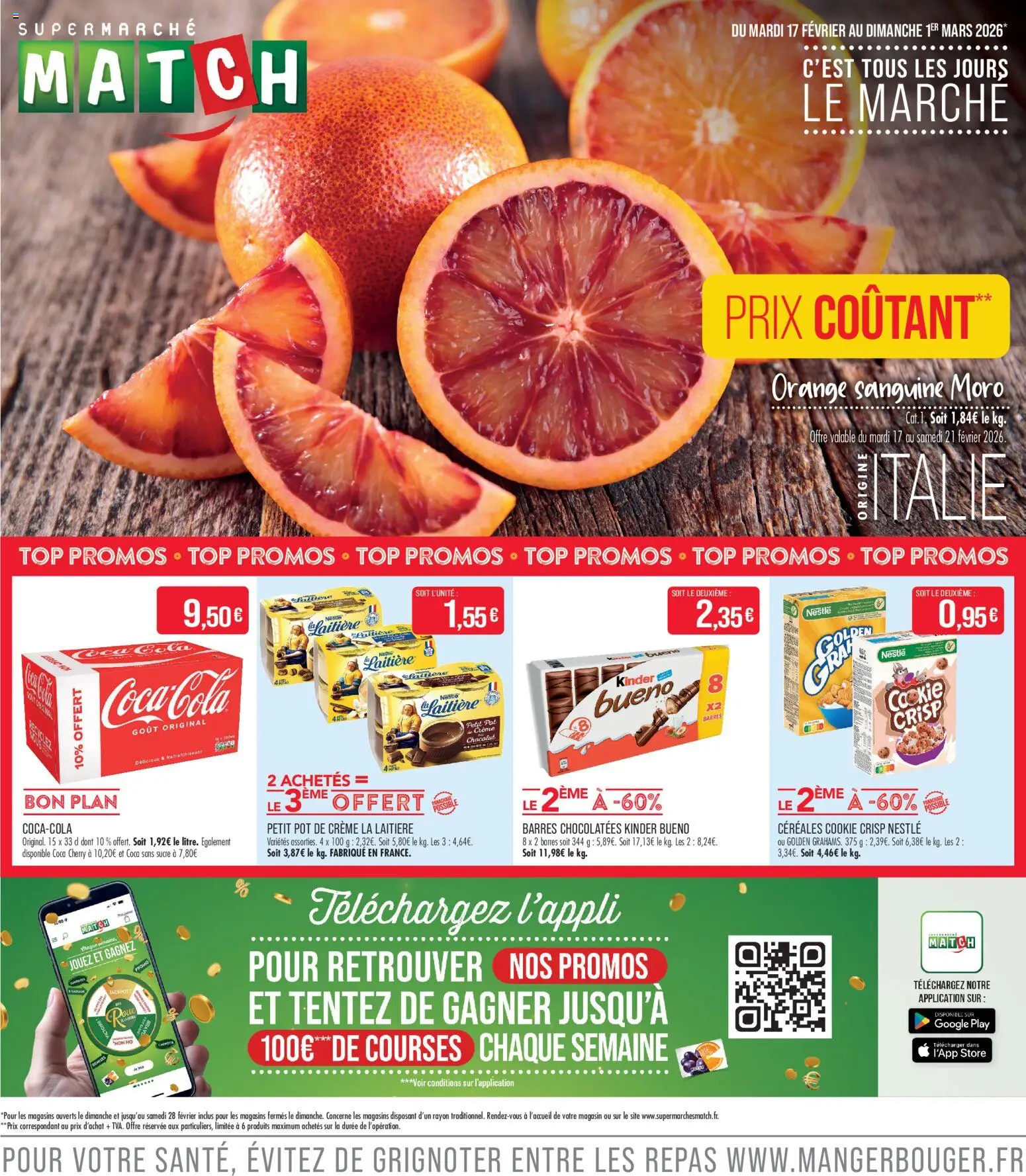 {H1} | Page: 1 | Produits: Sucre, Orange, Chocolat, Crème