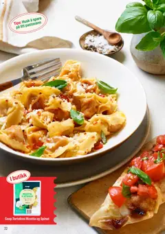 Forhåndsvisning av Coop Extra Italienske Uker gyldig fra 04.09.2025 | Side: 22 | Produkter: Pasta, Кокосова стружка