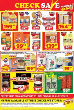 Preview of Check Save specials valid from 13.08.2025