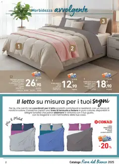 Anteprima del volantino PLAID SHERPA ARYA, vari tipi un esempio: 120x160 cm valido a partire dal 27.12.2025 | Pagina: 2 | Prodotti: Plaid, Trapunta, Letto, Biancheria da letto