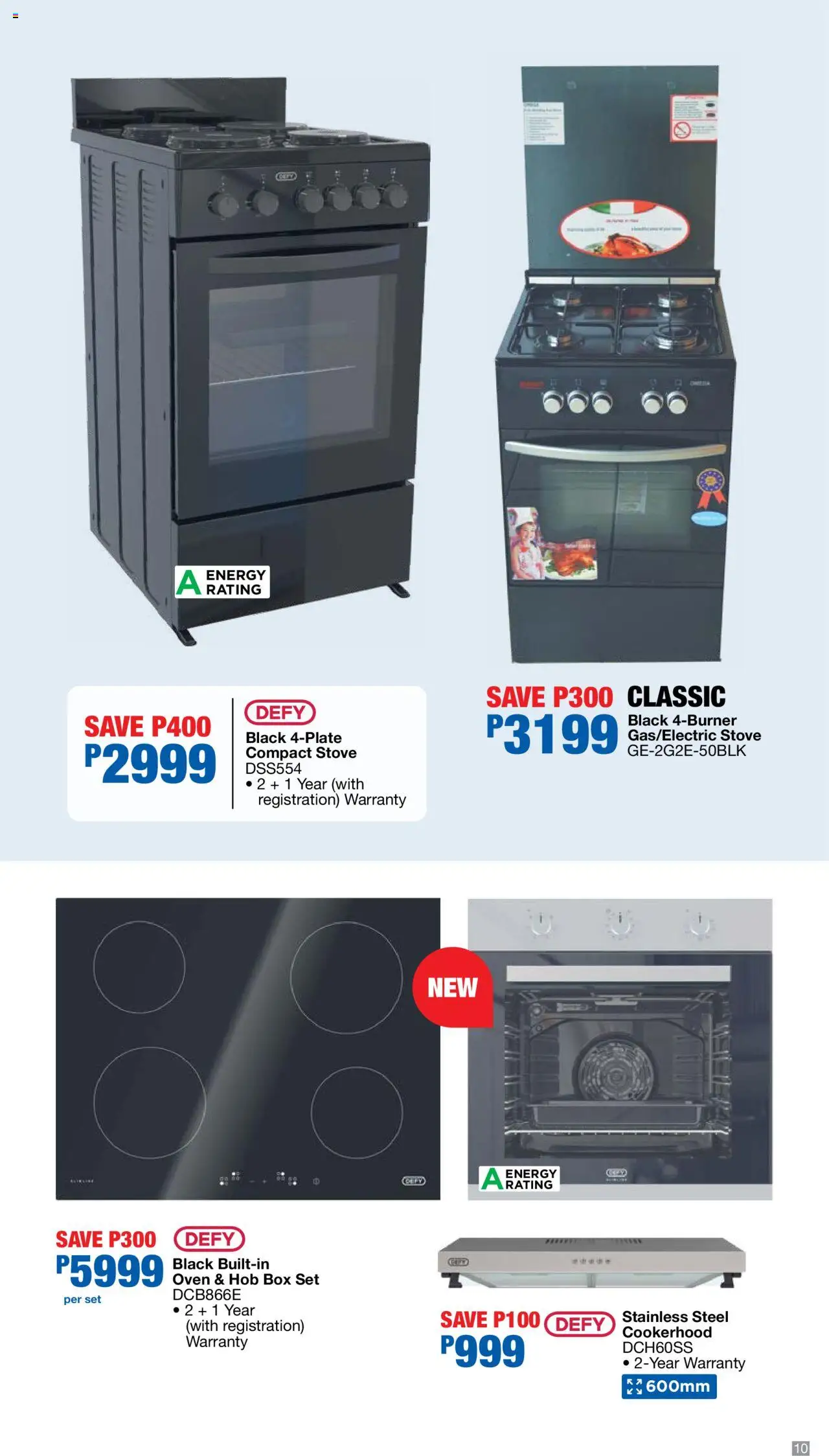 New OK Furniture catalogue – valid from 06.10.2025 | Page: 10 | Products: Oven, Hob, Stove, Box