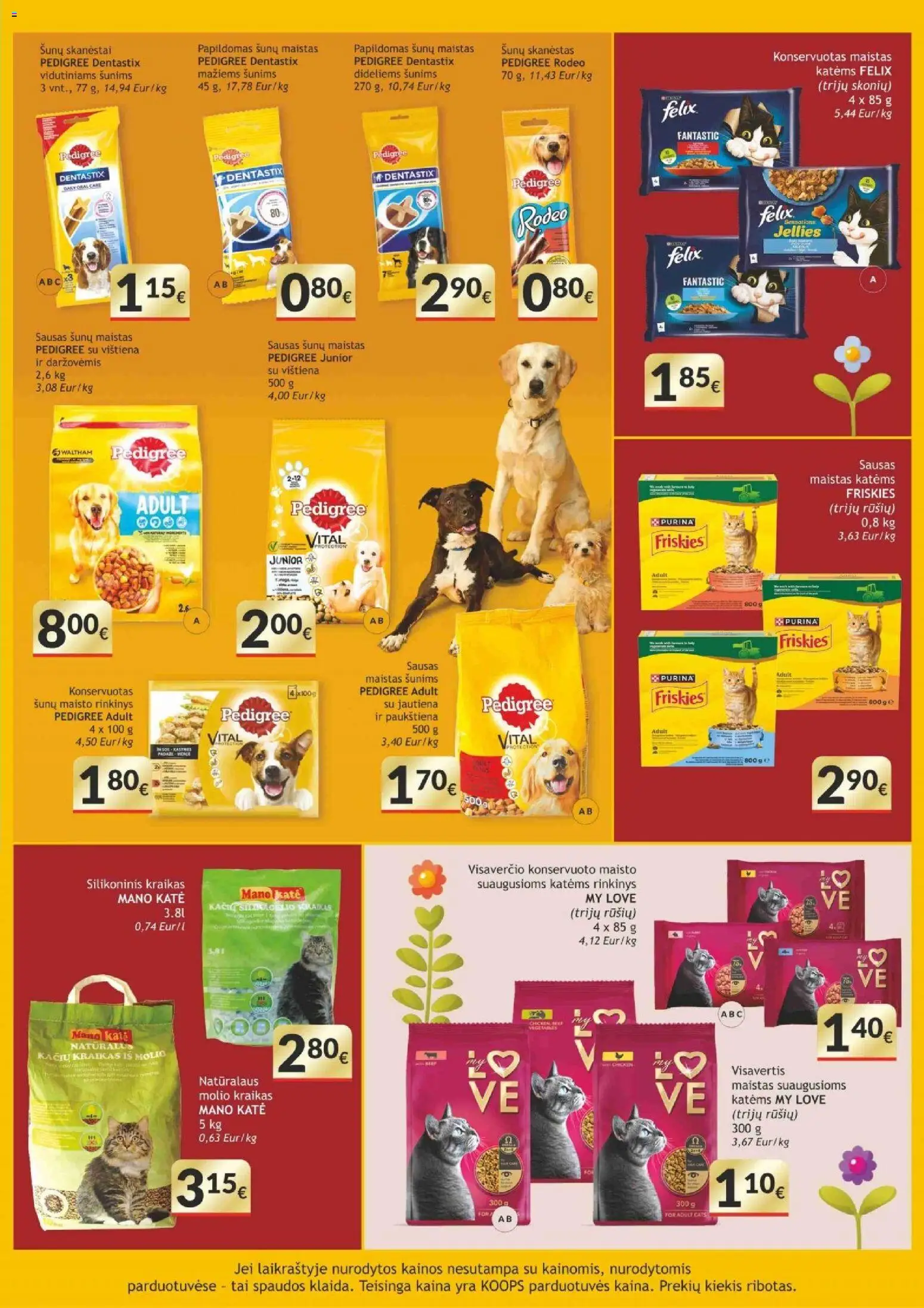 Koops akcijos nuo 30.03.2026 | Puslapis: 17 | Prekių: Vištiena, Jautiena