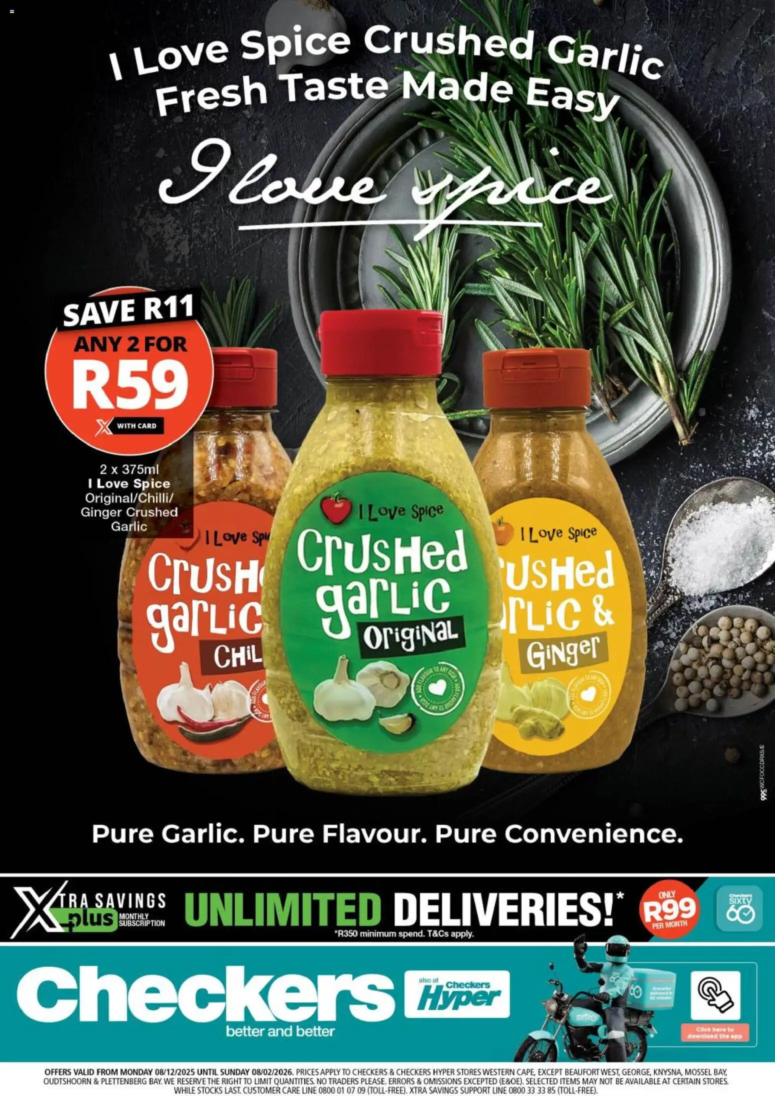 New Checkers catalogue – valid from 08.12.2025 | Page: 1 | Products: Garlic