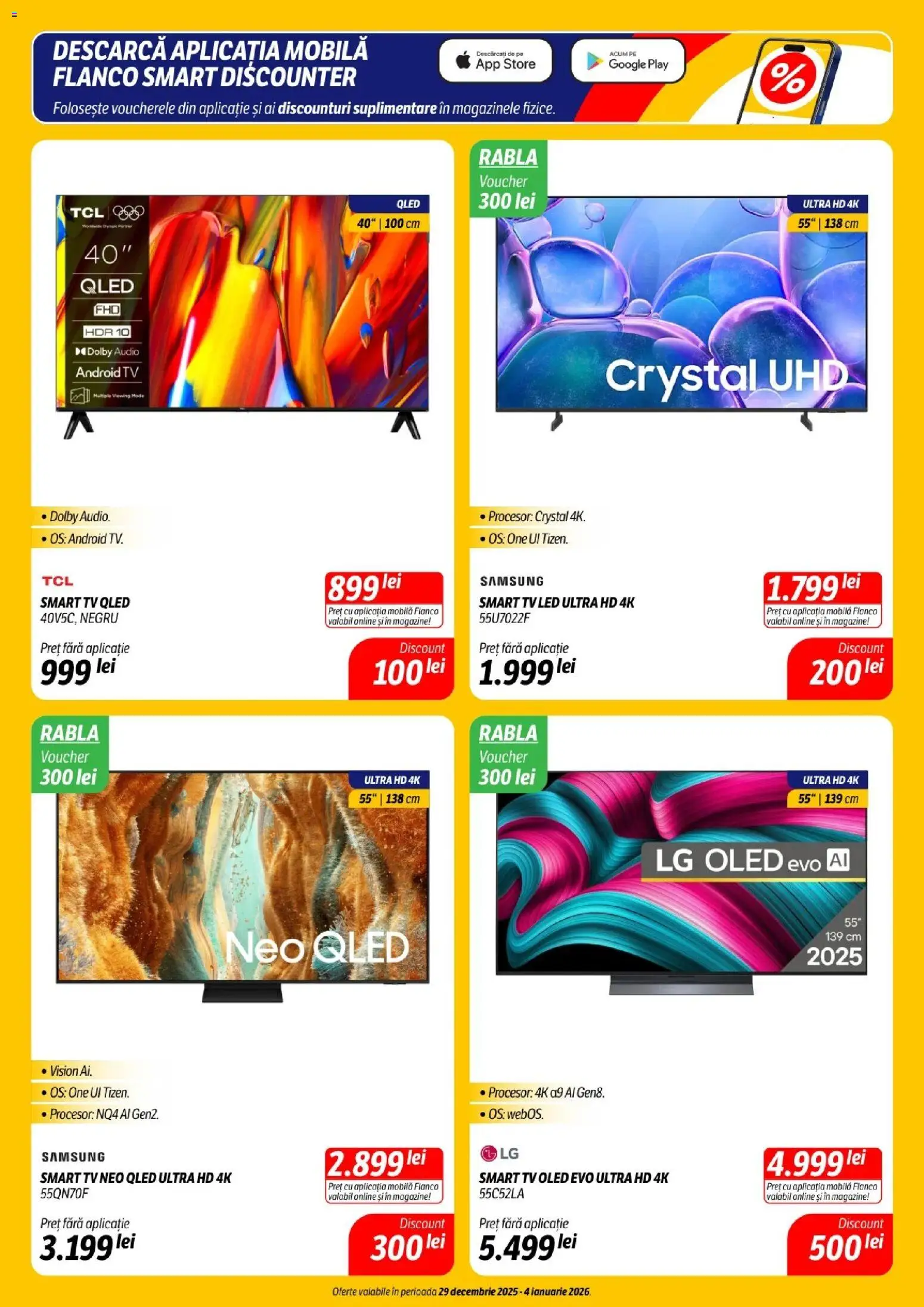 Noul catalog Flanco – valabil de la 29.12.2025 | Pagină: 4 | Produse: Audio, Babak