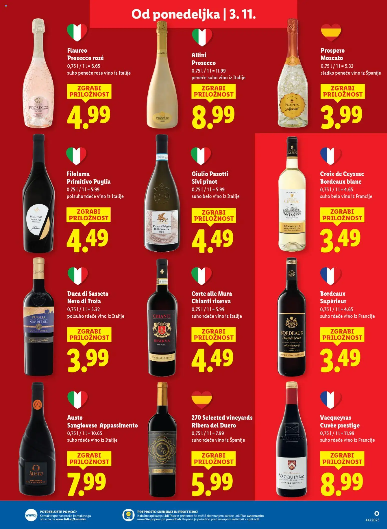 Novi Lidl katalog ponudbe – veljaven od 29.10.2025 | Stran: 39 | Izdelki: Vino