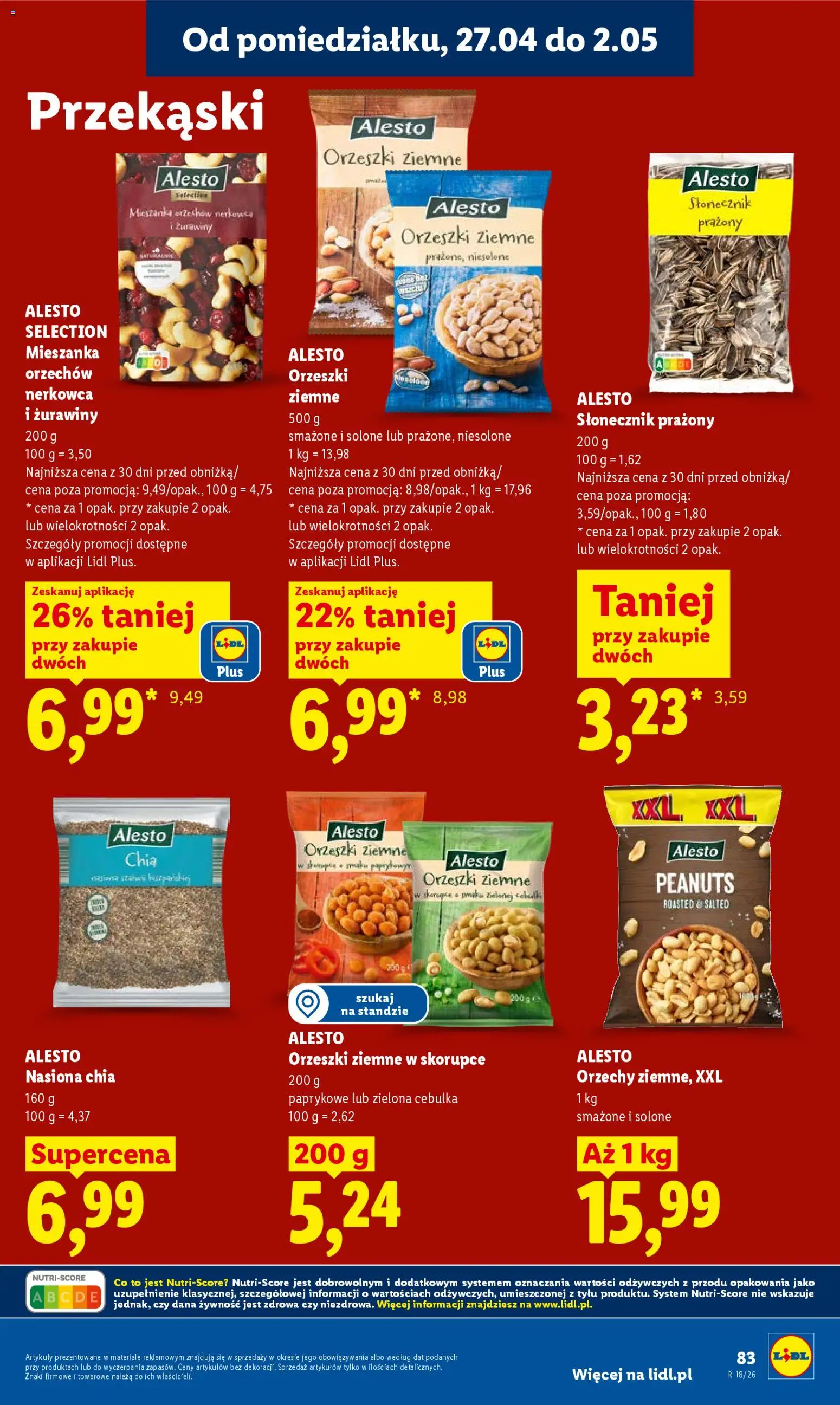 Lidl Polsko leták od 27.04.2026 | Strana: 83 | Produkty: Chia