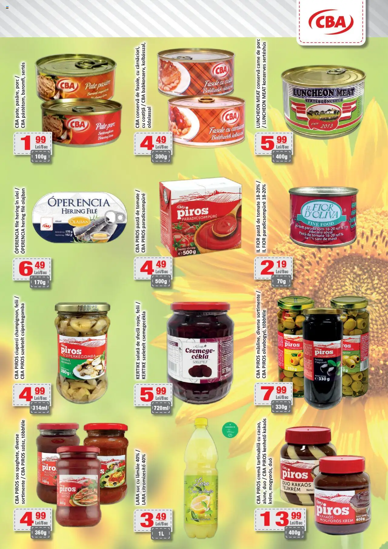 Catalog CBA – valabil de la 07.08.2025 | Pagină: 6 | Produse: Masă, Suc, Carne De Porc, Sfeclă