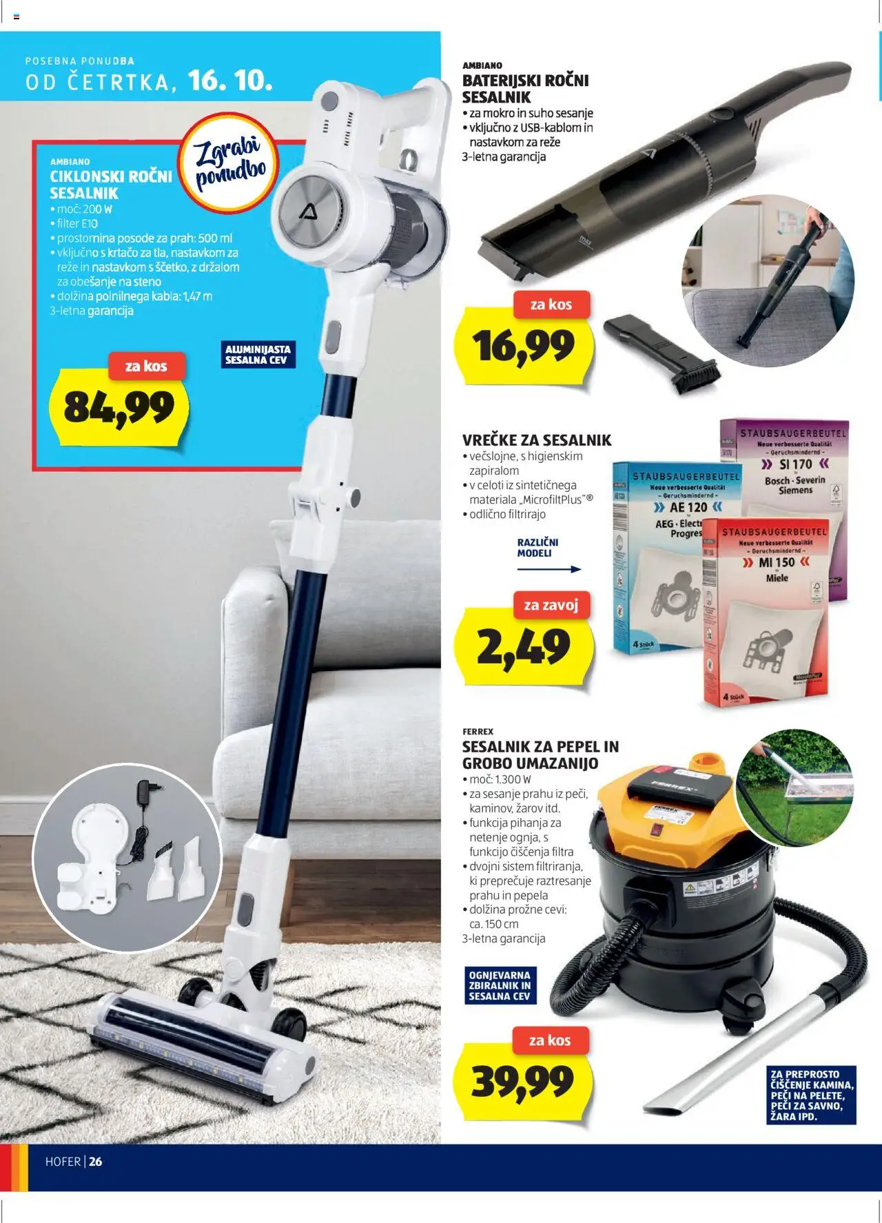 Hofer SI katalog | vrijedi od 09.10.2025 | Stranica: 26