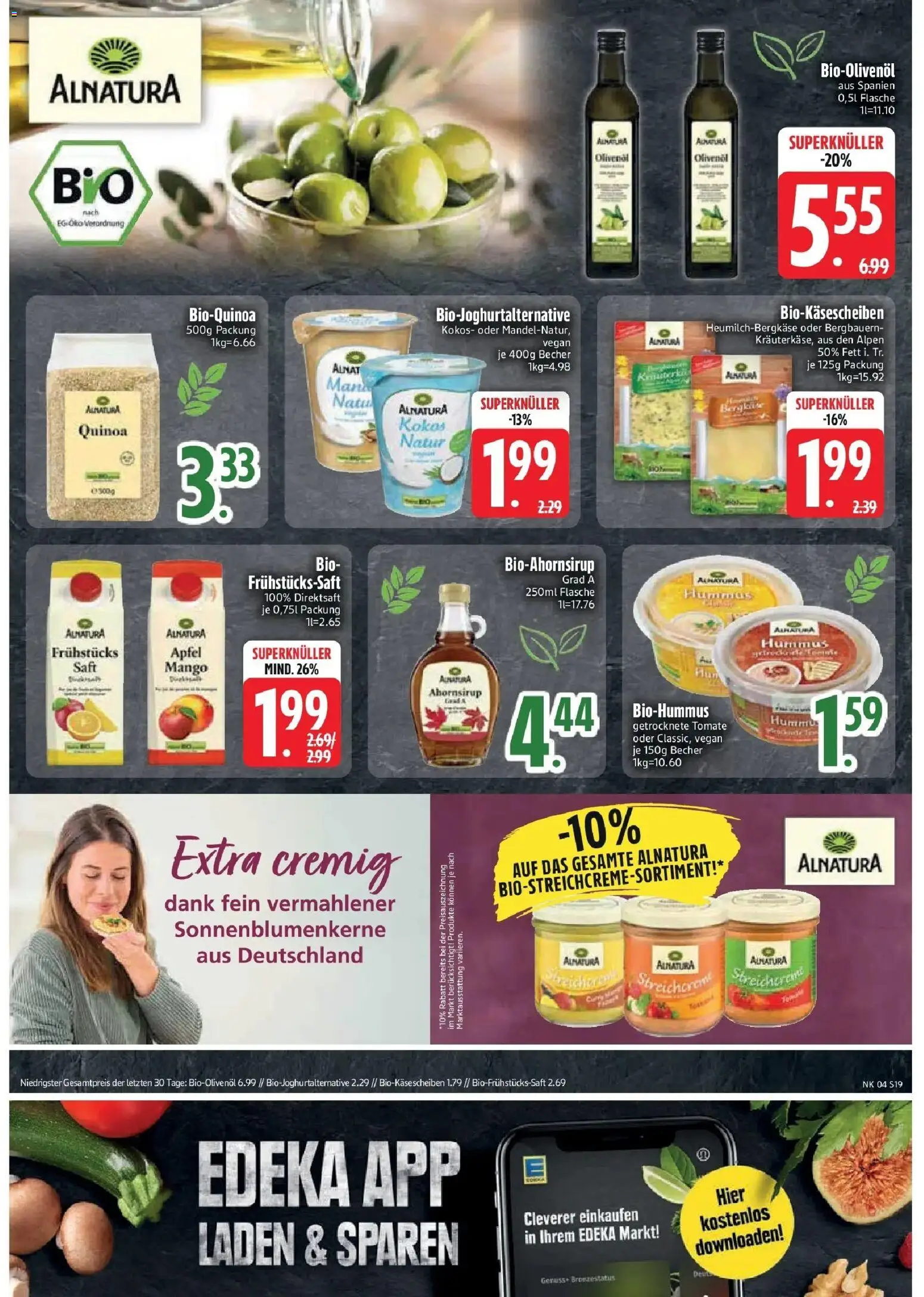 Edeka prospekt Altomünster	 – gültig ab 18.01.2026 | Seite: 21 | Produkte: Olivenol, Äpfel, Mango, Saft