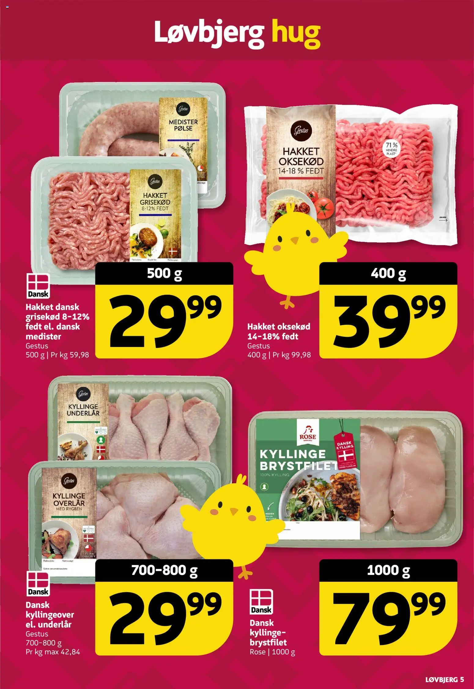 Løvbjerg tilbudsavis – gyldig fra 20.03.2026 | Side: 5 | Produkter: Oksekød