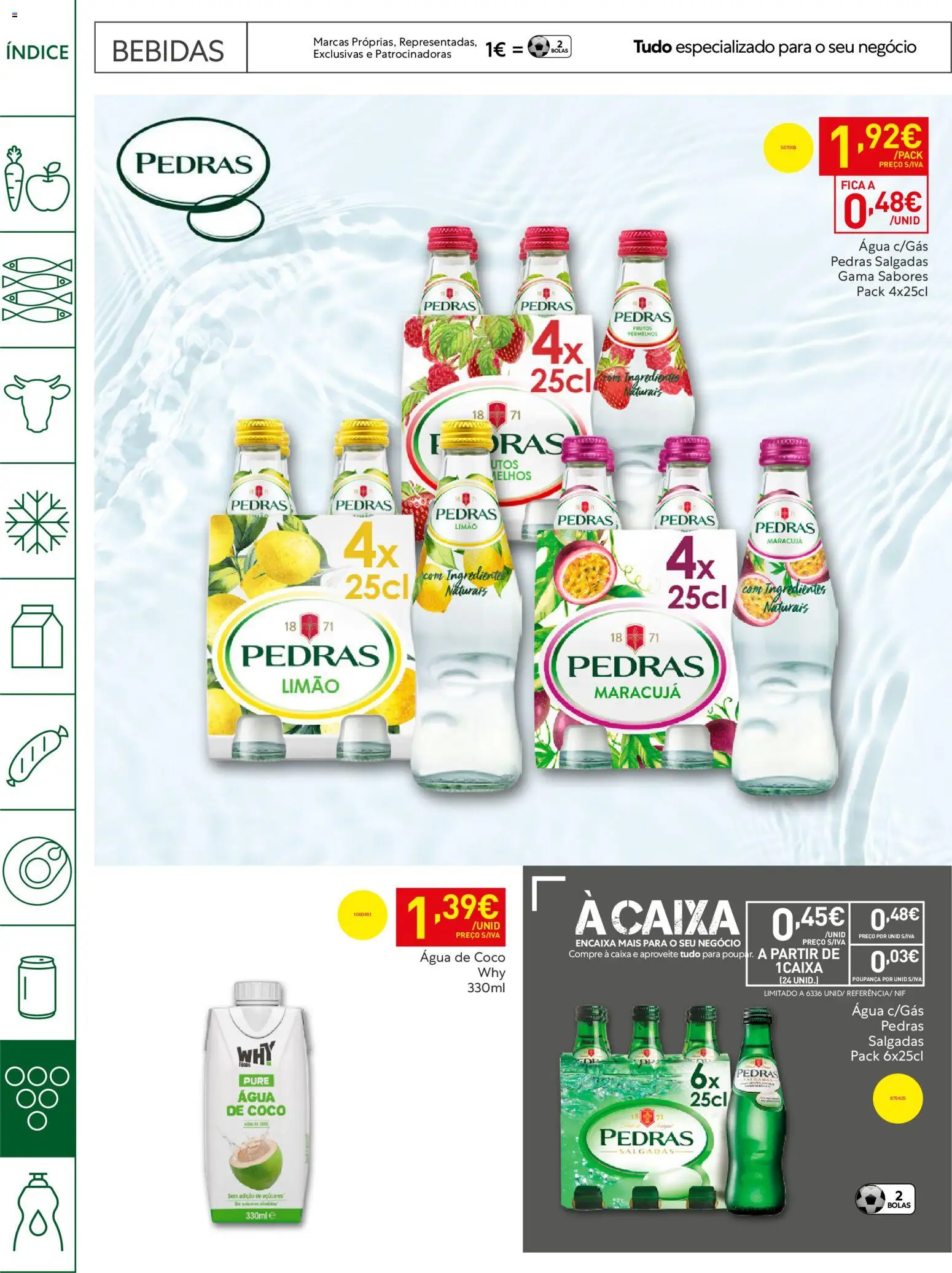 Recheio - Horeca Bons Negócios Madeira │ válido de 21.04.2026 | Página: 24 | Produtos: Agua, Caixa