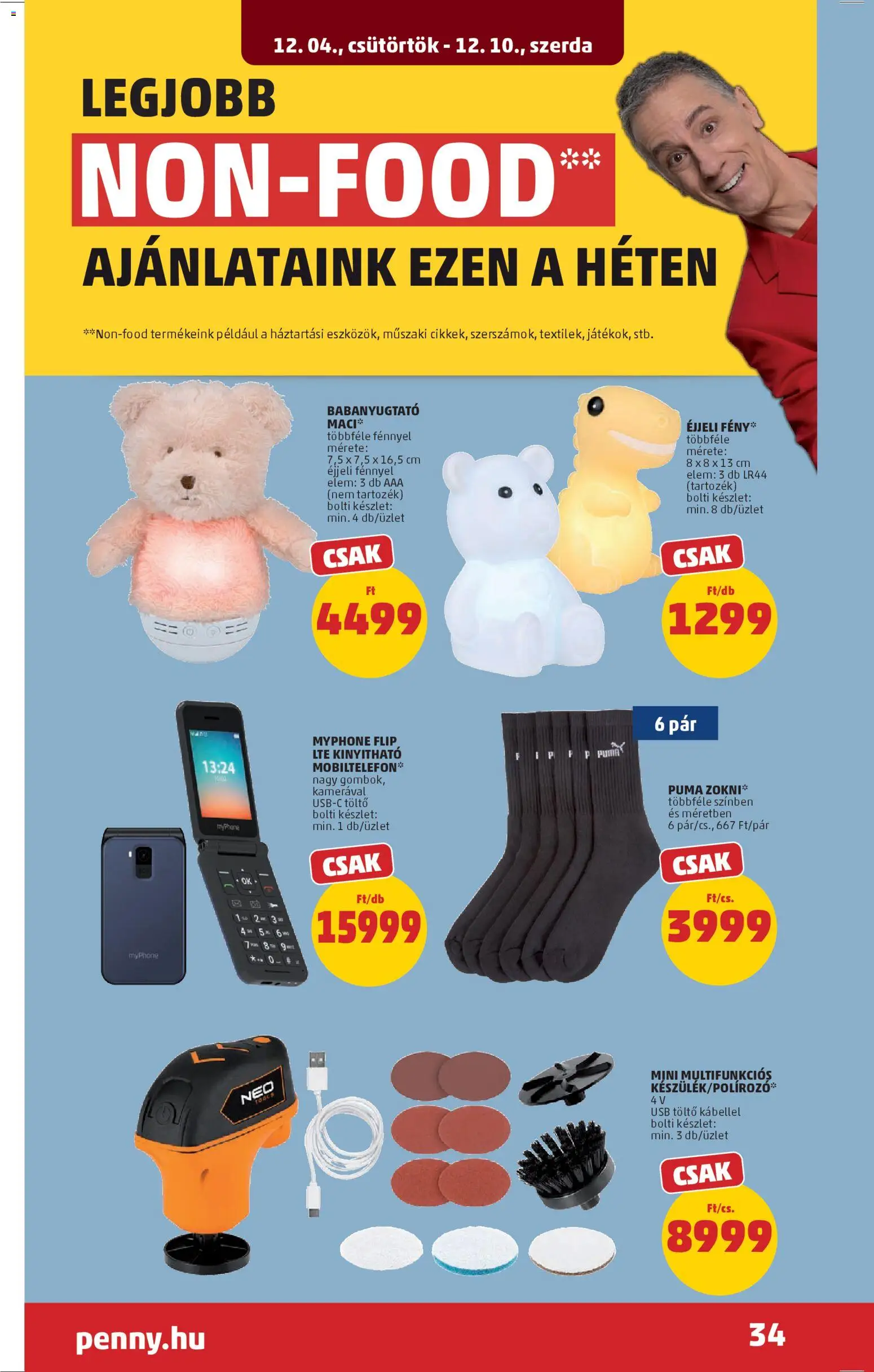 PENNY akciós ujság - amely érvényes a következő dátumtól: 04.12.2025 | Oldal: 38