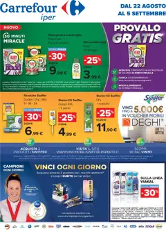 Anteprima del volantino Carrefour Iper Offerte imperdibili catalogo valido a partire dal 22.08.2025