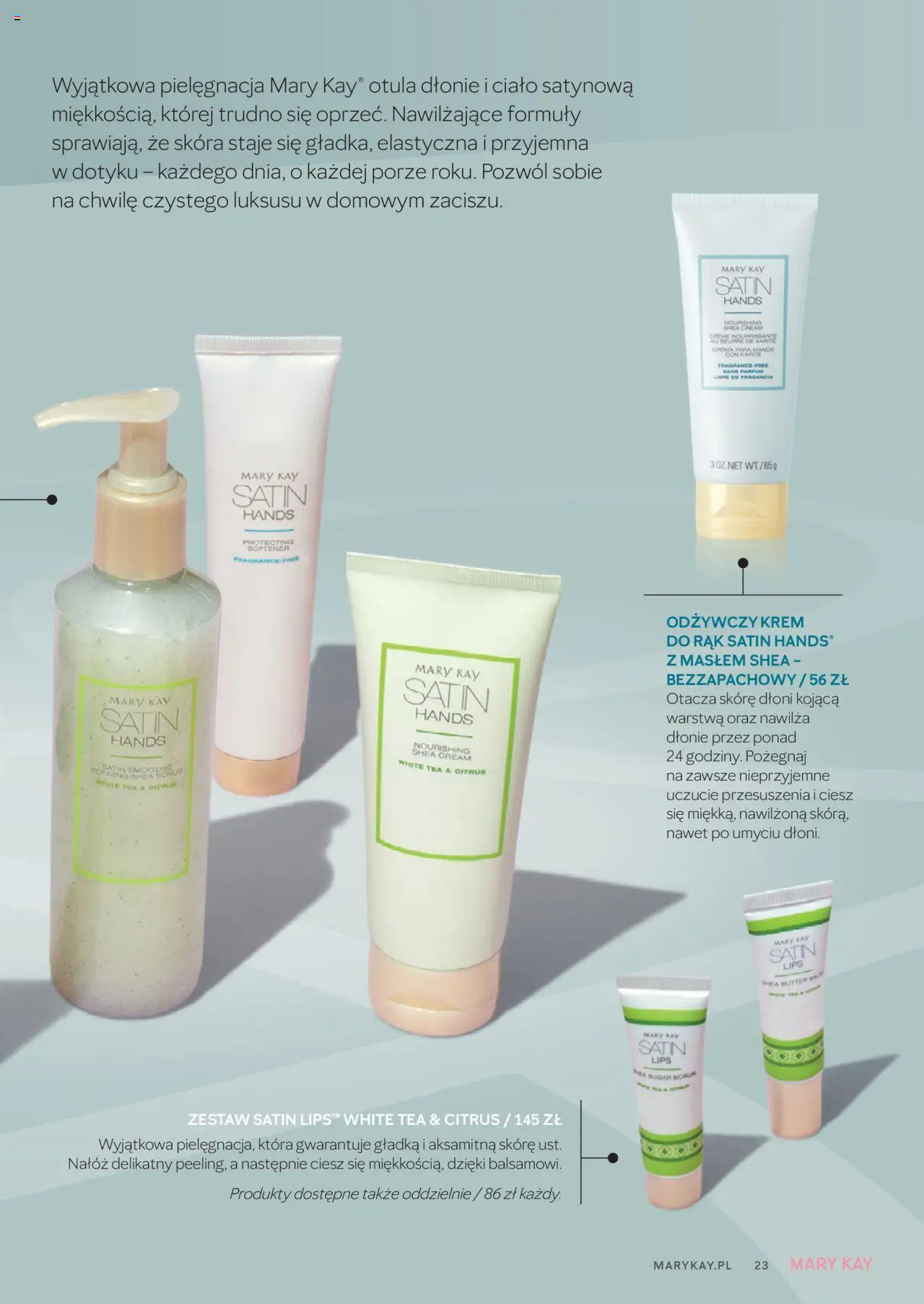 Mary Kay Katalog od 15.10.2025 | Strona: 23 | Produkty: Smoothie, Krem do rąk, Krem