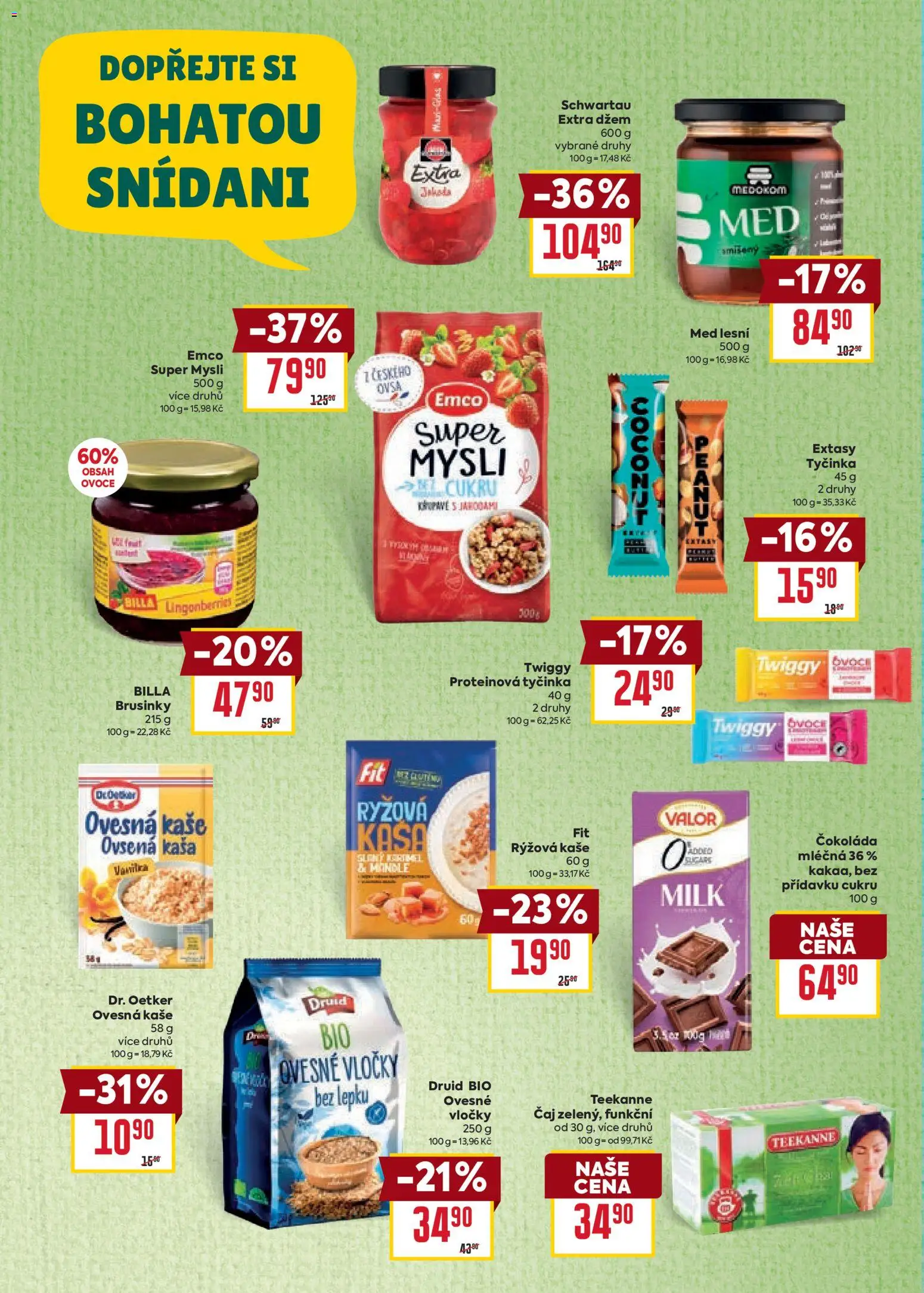 Billa leták - Pro vyvážený jídelníček od 02.01.2026 | Strana: 16