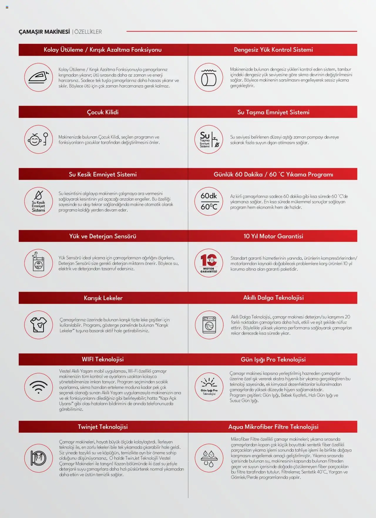 Vestel Beyaz Eşyalar Katalog - 03.06.2025 tarihinden itibaren geçerlidir | Sayfa: 35 | Ürünler: Deterjan, Su, Yorgan, Çamaşır makinesi