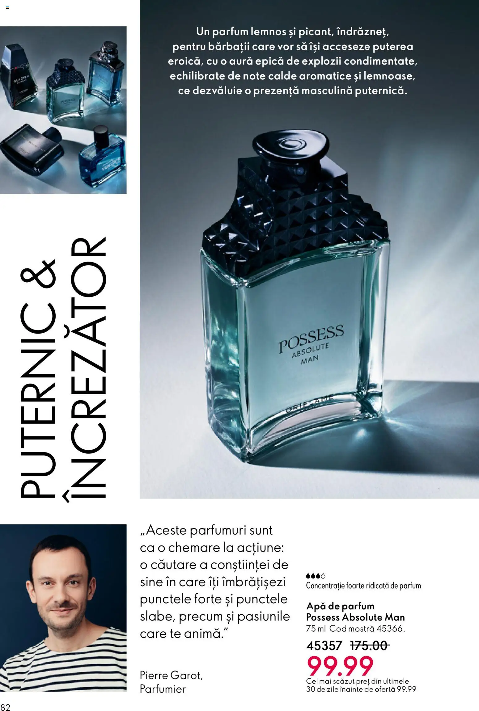 Noul catalog Oriflame – valabil de la 23.12.2025 | Pagină: 82 | Produse: Apă de parfum, Parfum, Apă