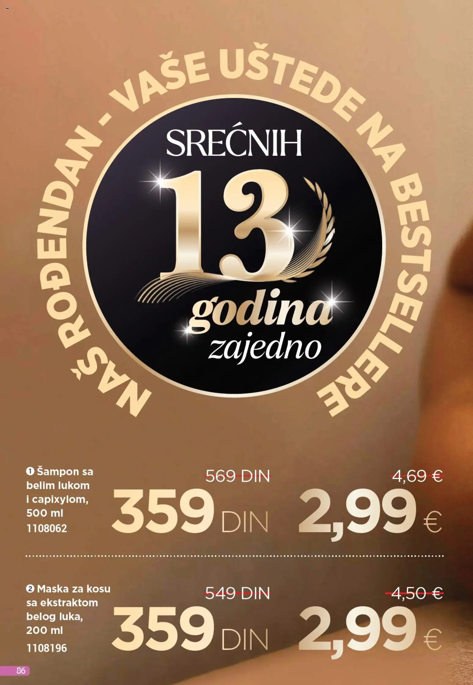 Farmasi katalog - važi od 01.11.2025 | Strana: 86 | Proizvode: Šampon, Maska za kosu, Maska