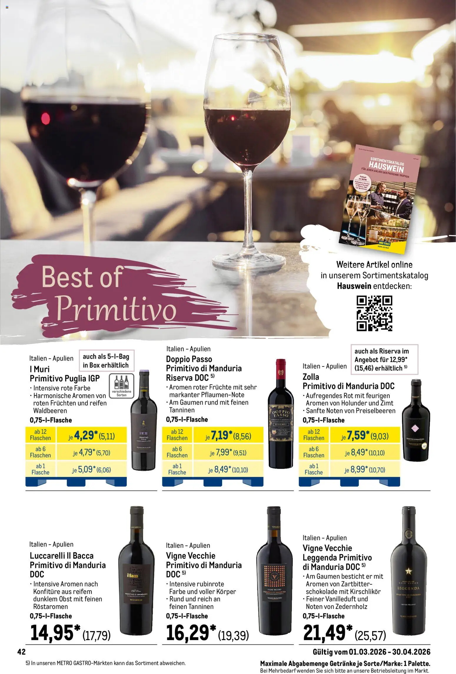 Metro Saisonkatalog Frühlings-Genuss – gültig ab 01.03.2026 | Seite: 42 | Produkte: Schokolade, Box, Obst, Doppio Passo