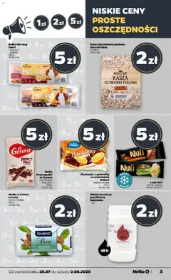 Netto gazetka - Spożywcza od 28.07.2025 | Strona: 3