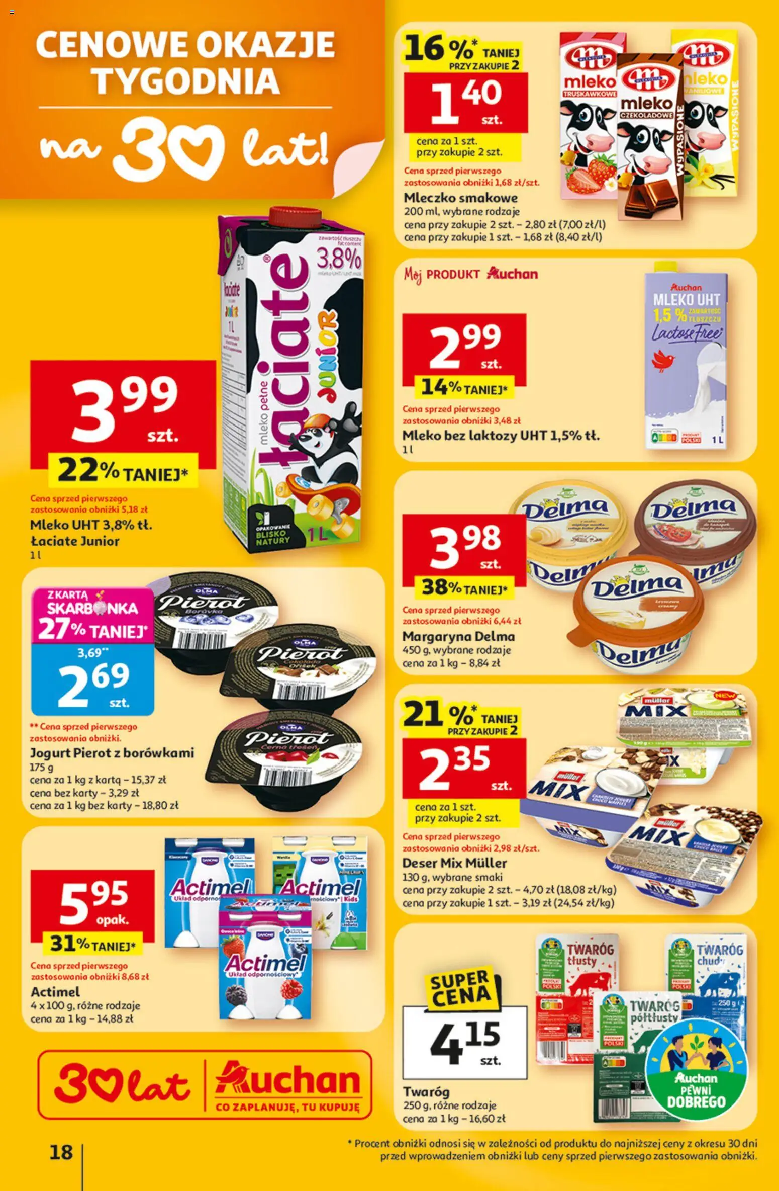 Auchan Gazetka - 30 Lat Hipermarket od 12.02.2026 | Strona: 18