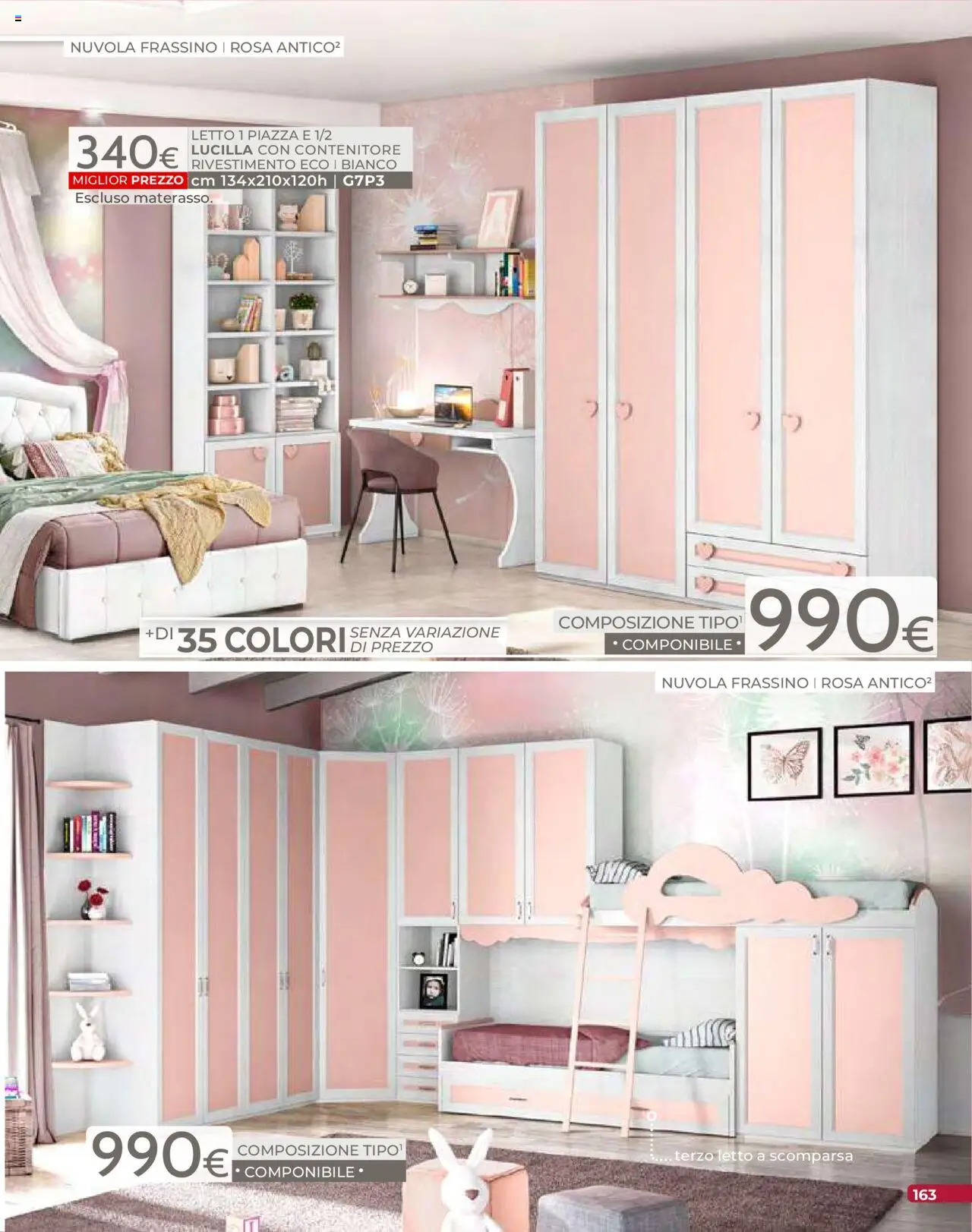Volantino Mondo Convenienza del 09.09.2025 | Pagina: 165 | Prodotti: Contenitore, Letto