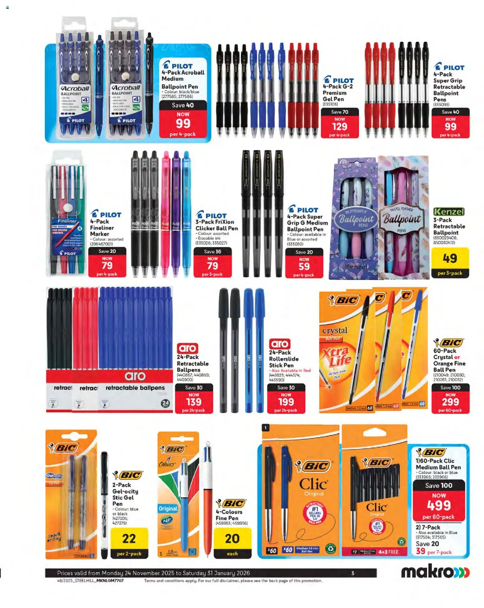 New Makro catalogue – valid from 24.11.2025 | Page: 3 | Products: Pen