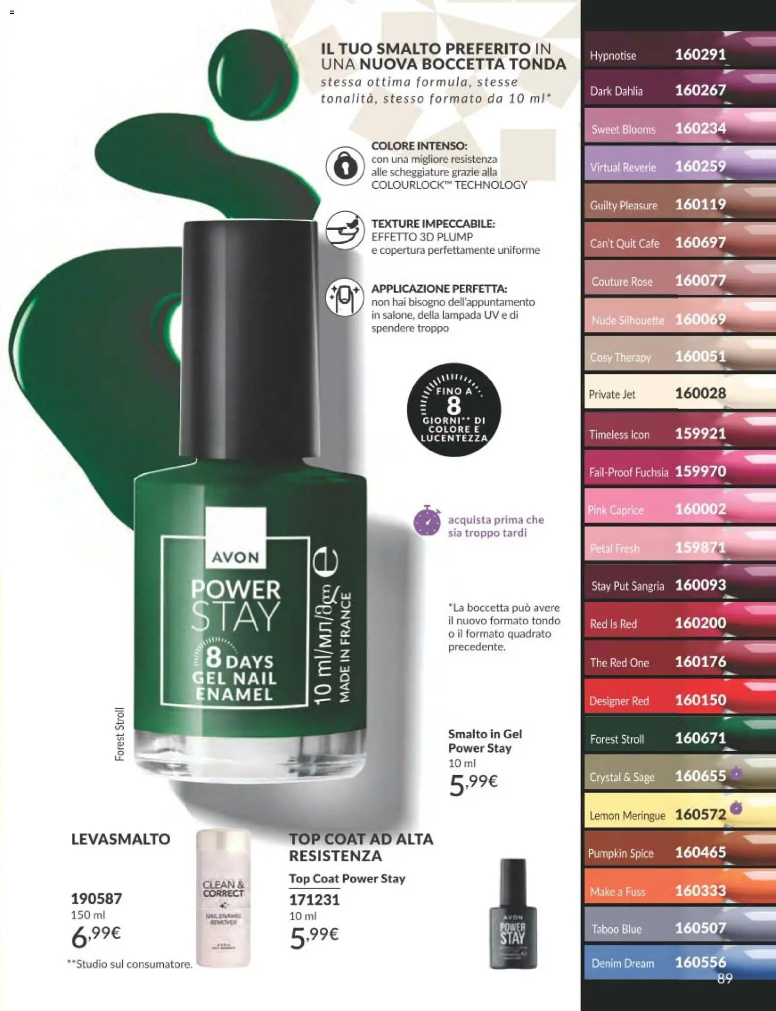 Volantino Avon del 01.12.2025 | Pagina: 89 | Prodotti: Top, The, Lampada