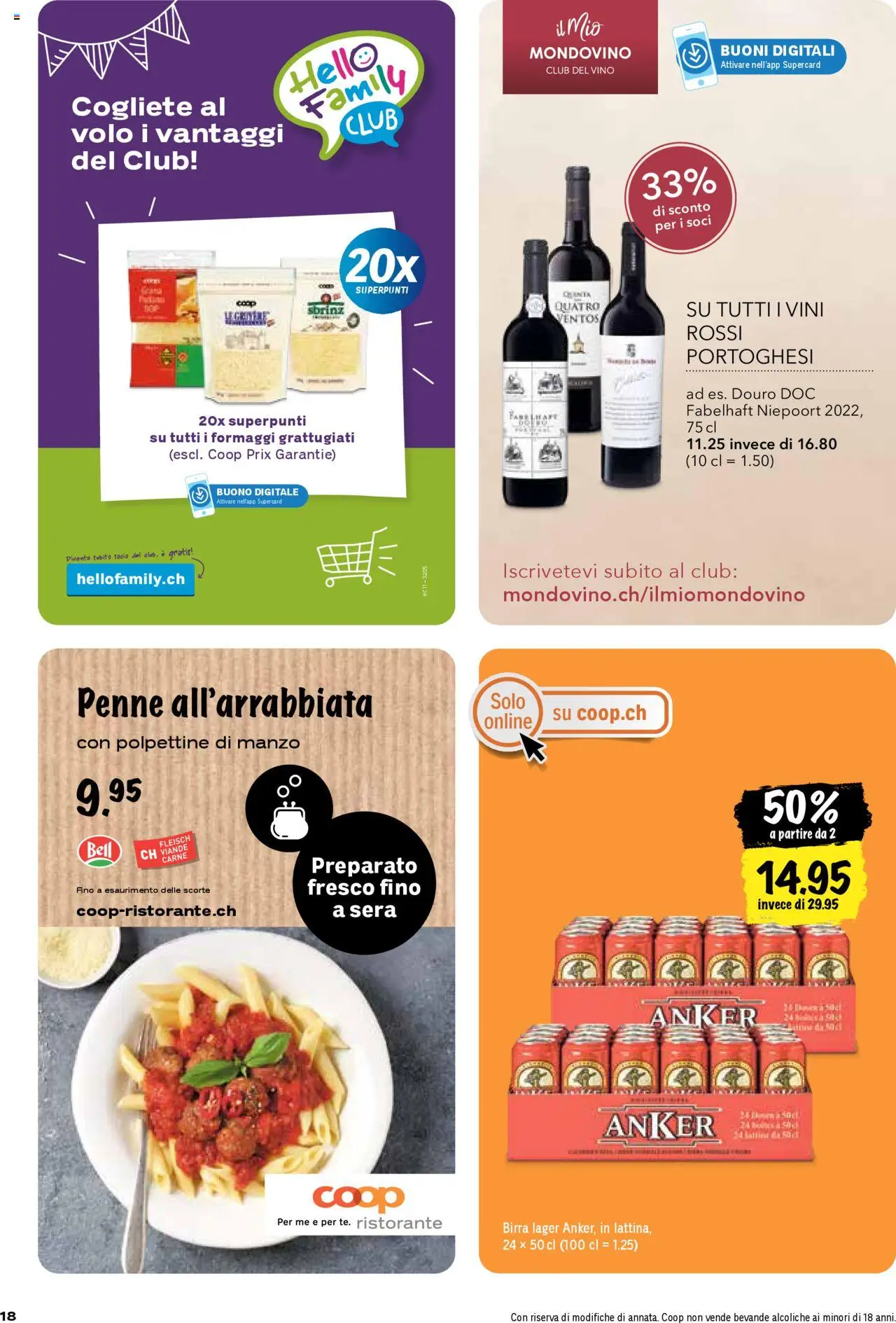 Coop - Una settimana di azioni ab 07.08.2025 | Seite: 18 | Produkte: Pasta