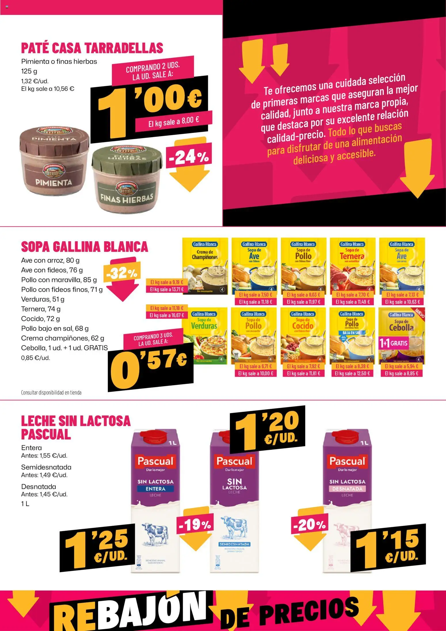 AhorraMas folleto │ válido desde el 23.10.2025 | Página: 18 | Productos: Leche sin lactosa, Fideos, Crema, Té