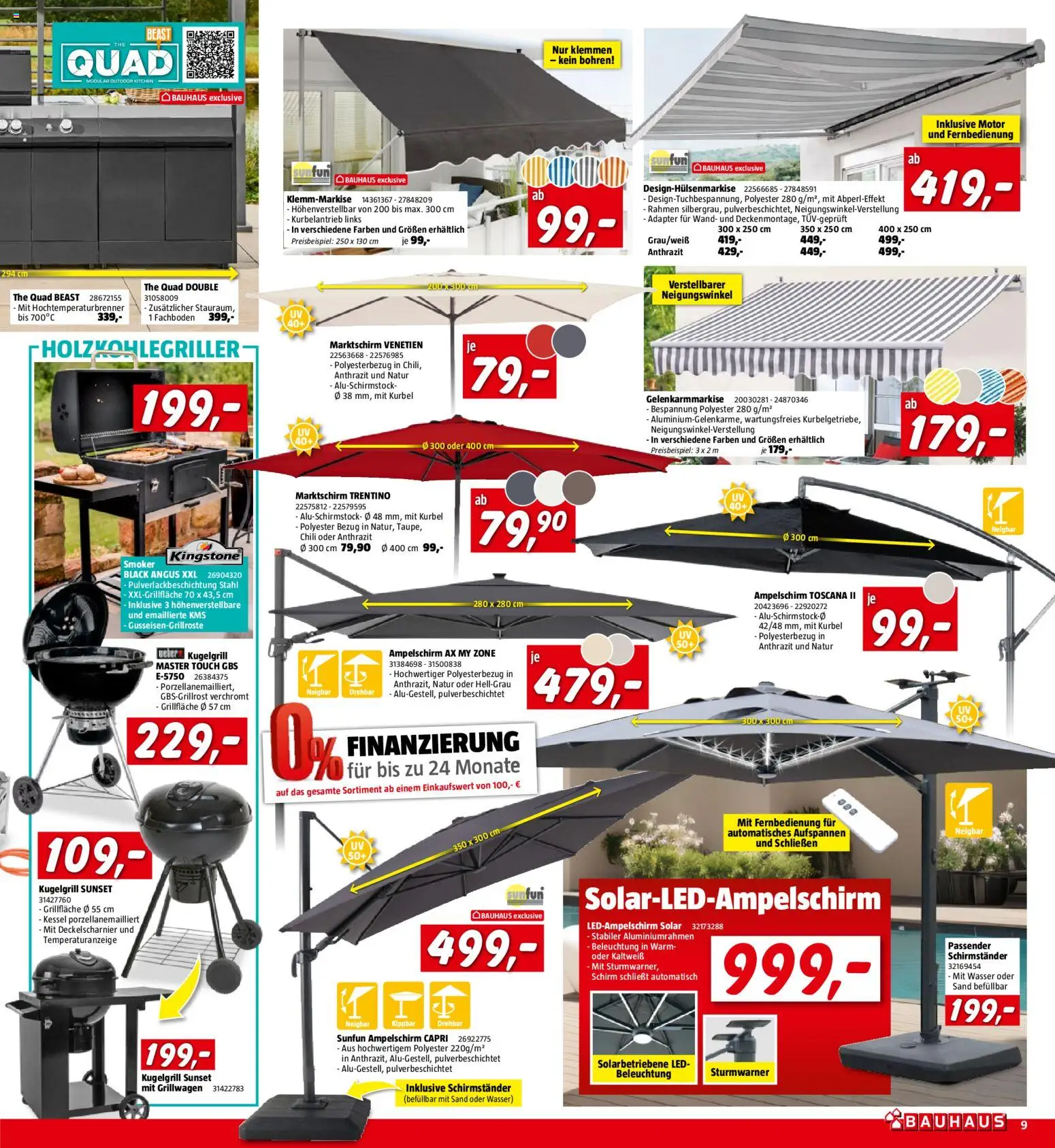 Bauhaus Prospekt aktuell gültig ab 29.04.2026 | Seite: 9 | Produkte: Wasser, Chili, Adapter