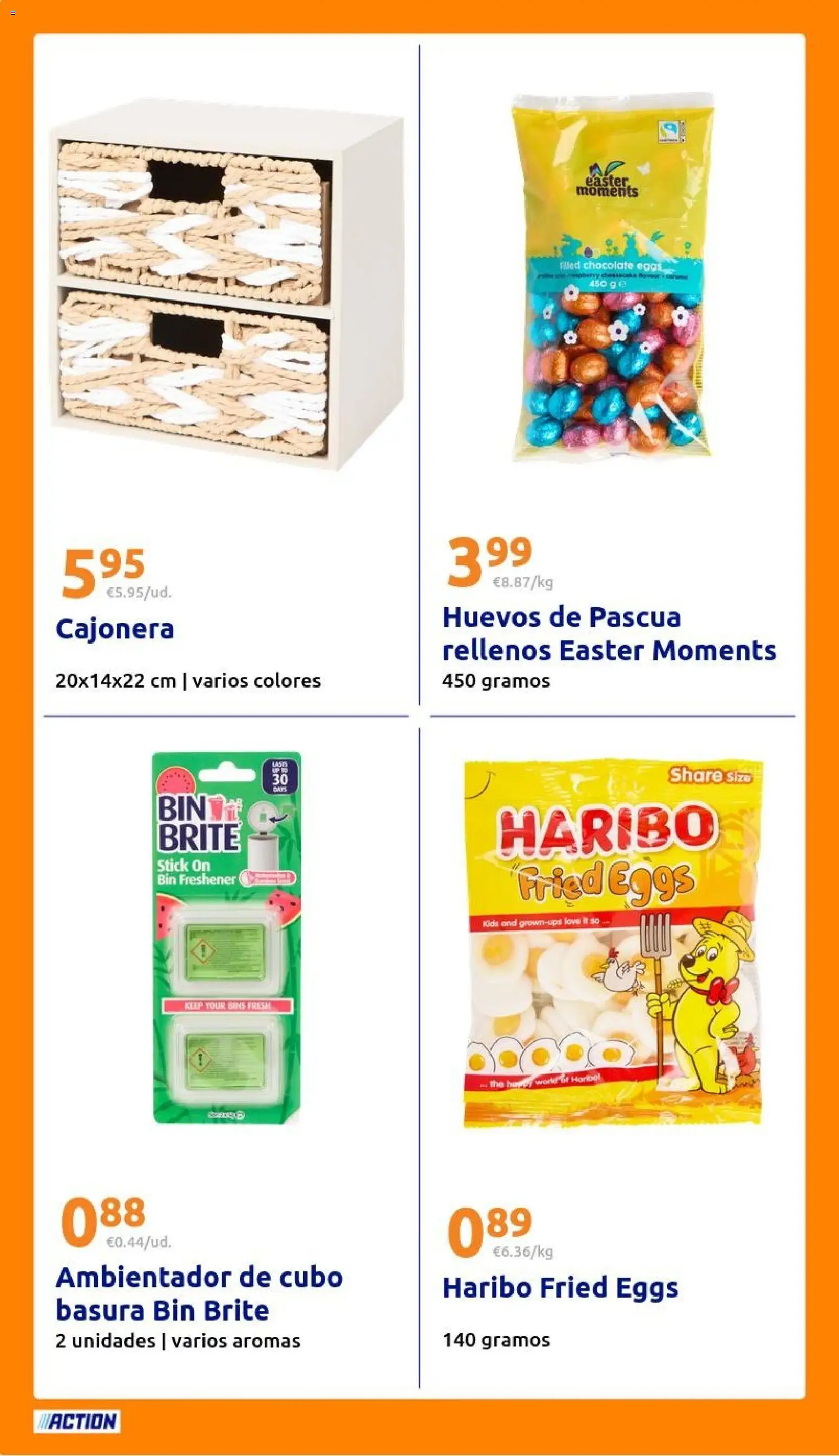 Action folleto │ válido desde el 18.03.2026 | Página: 28 | Productos: Huevos, Chocolate, Cajonera