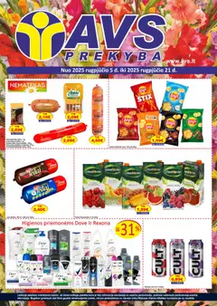 AVS leidinių peržiūra, galiojančių nuo 05.08.2025